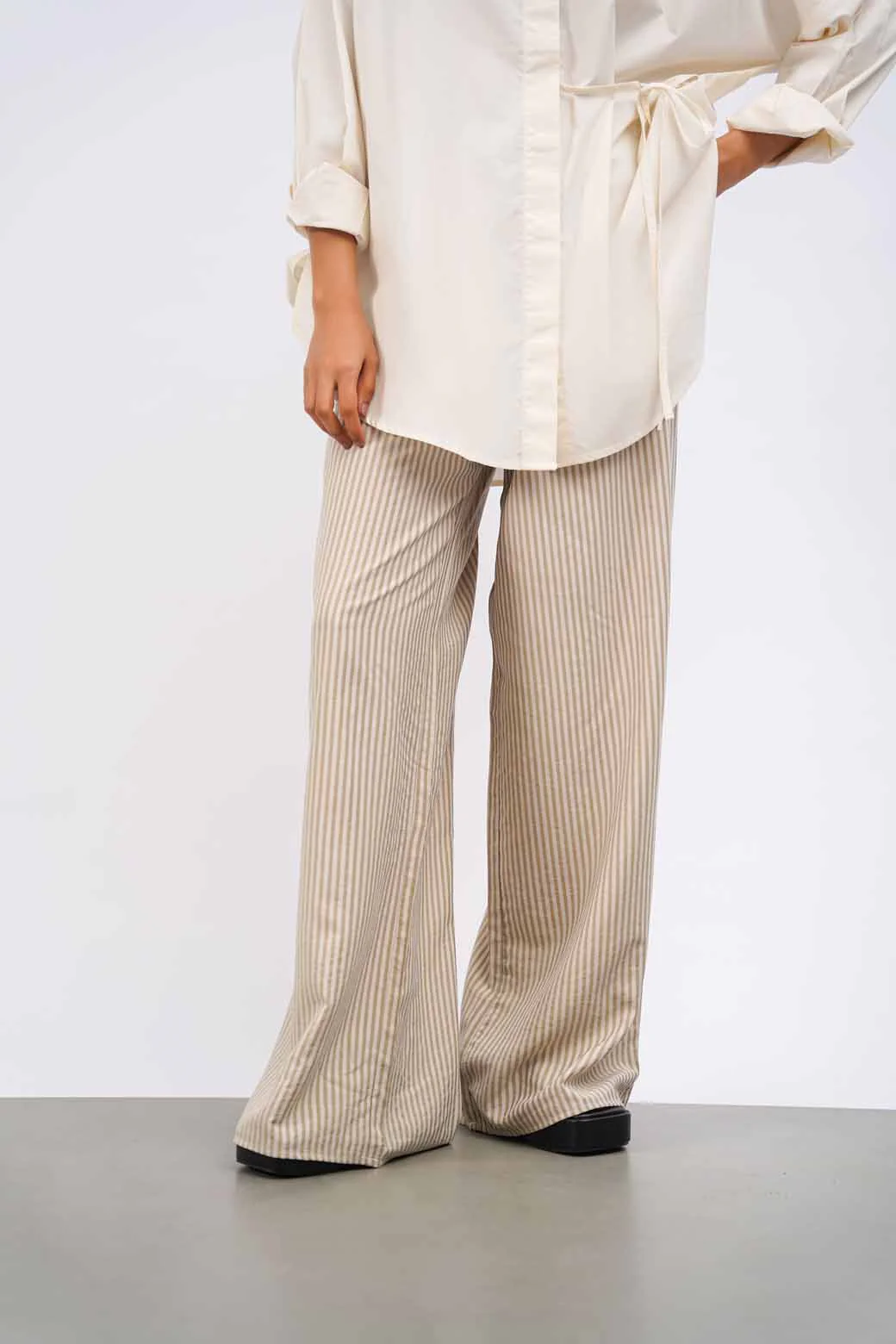 STRIPED EASY PANTS - Image 2