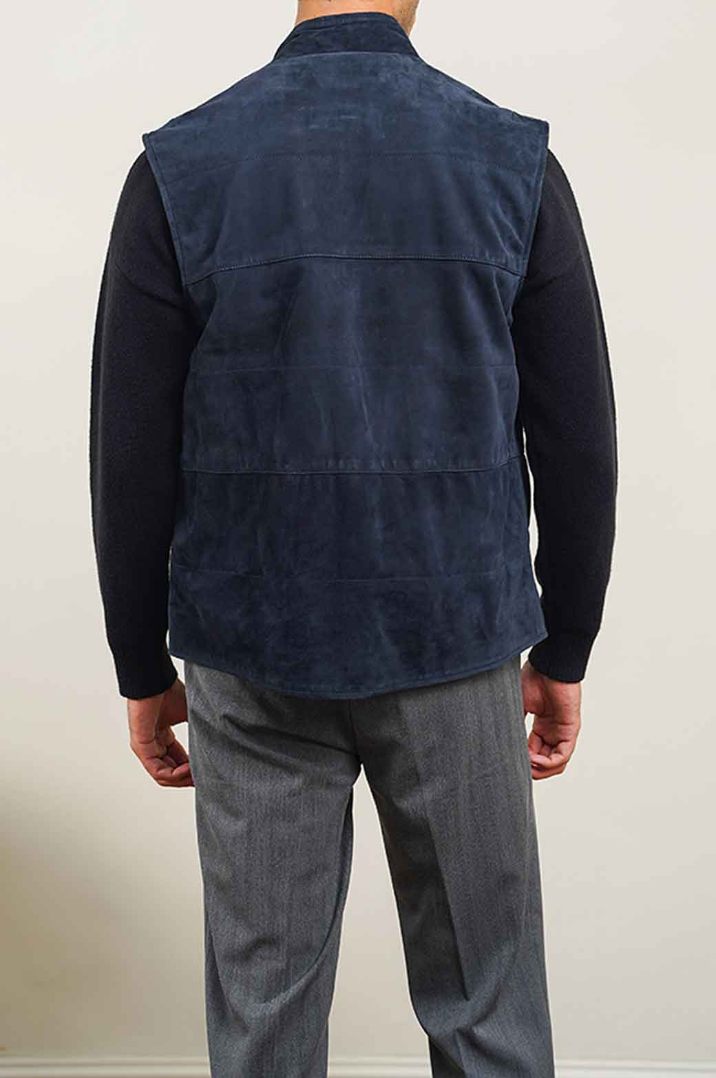 SUEDE BUTTON DOWN GILET - Image 4