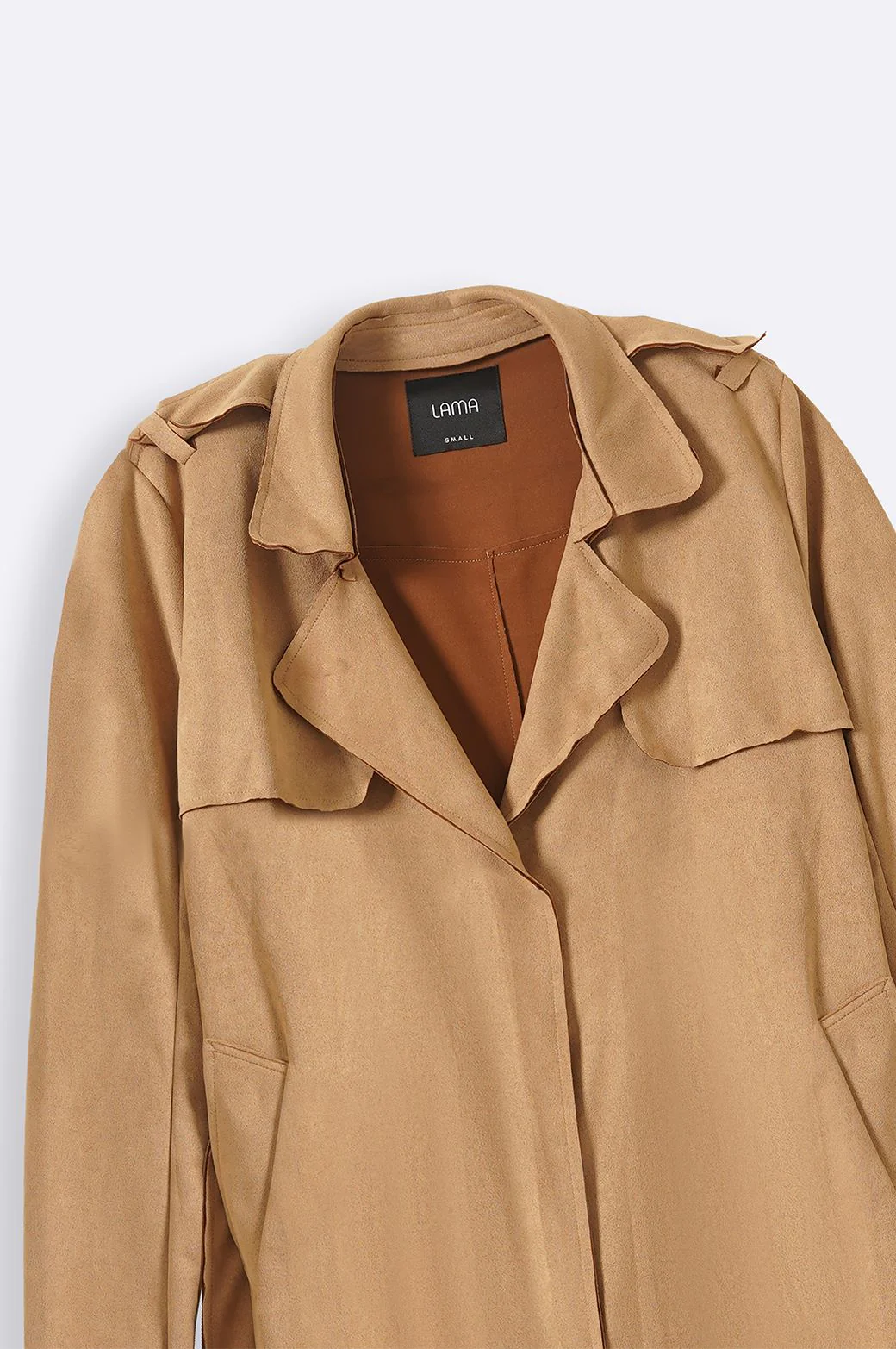 SUEDE TRENCH COAT - Image 5