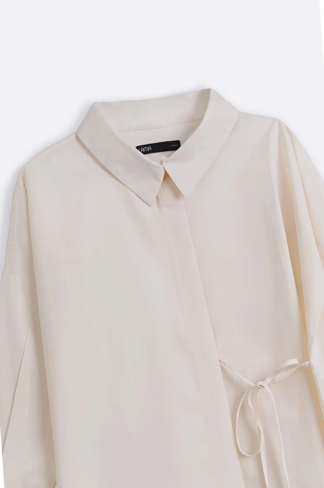 TIE-UP POPLIN SHIRT - Image 6