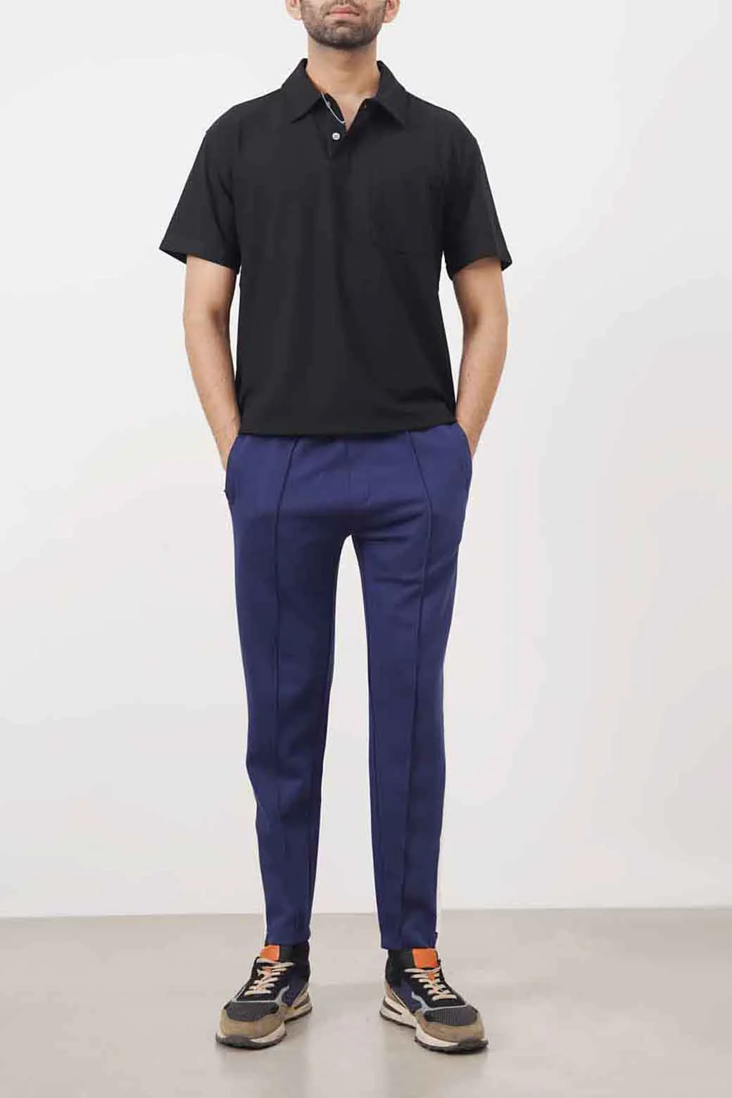 TROUSER WITH SIDE PANEL