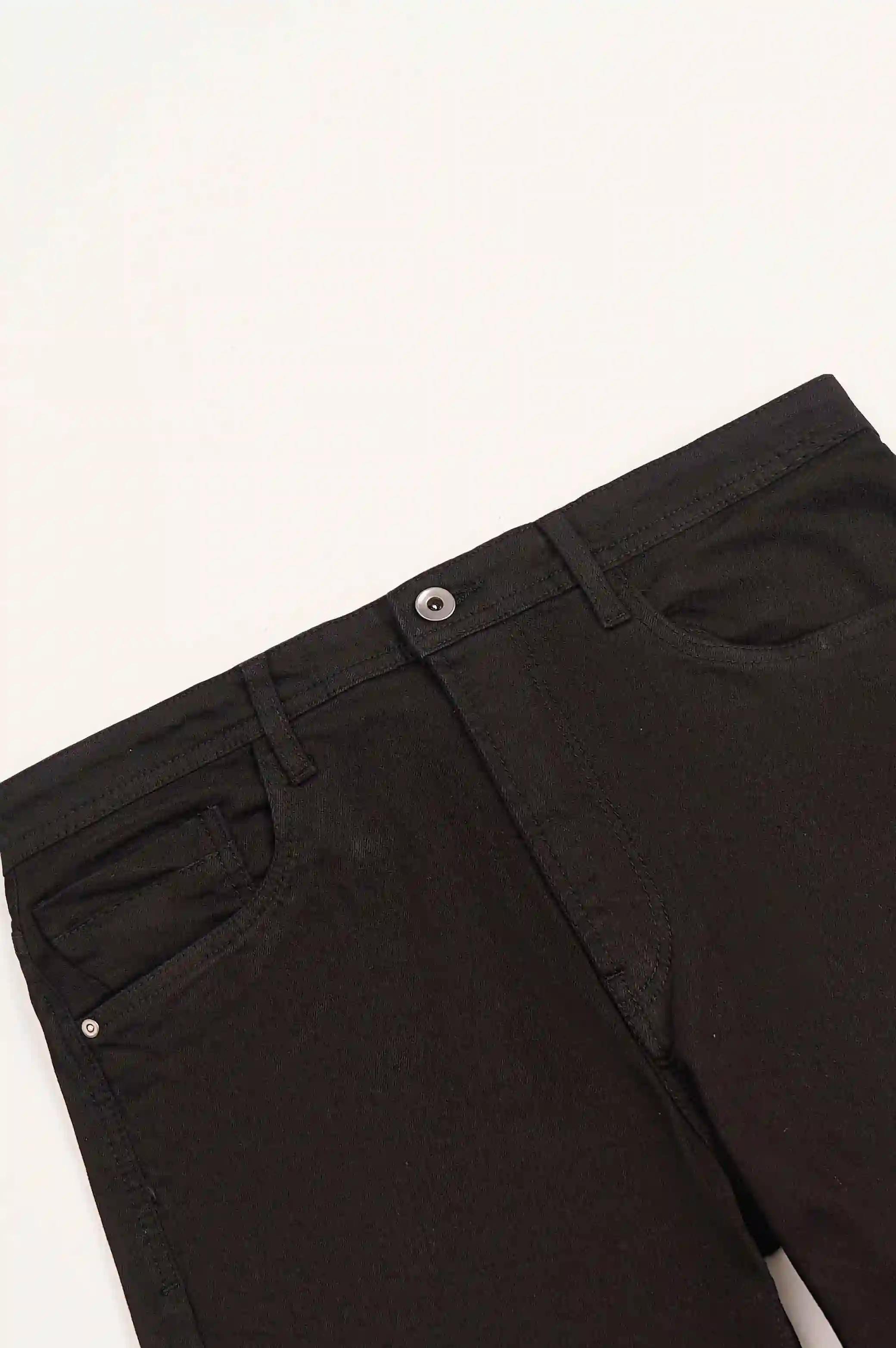 TURN-UP DENIM SHORTS - Image 5