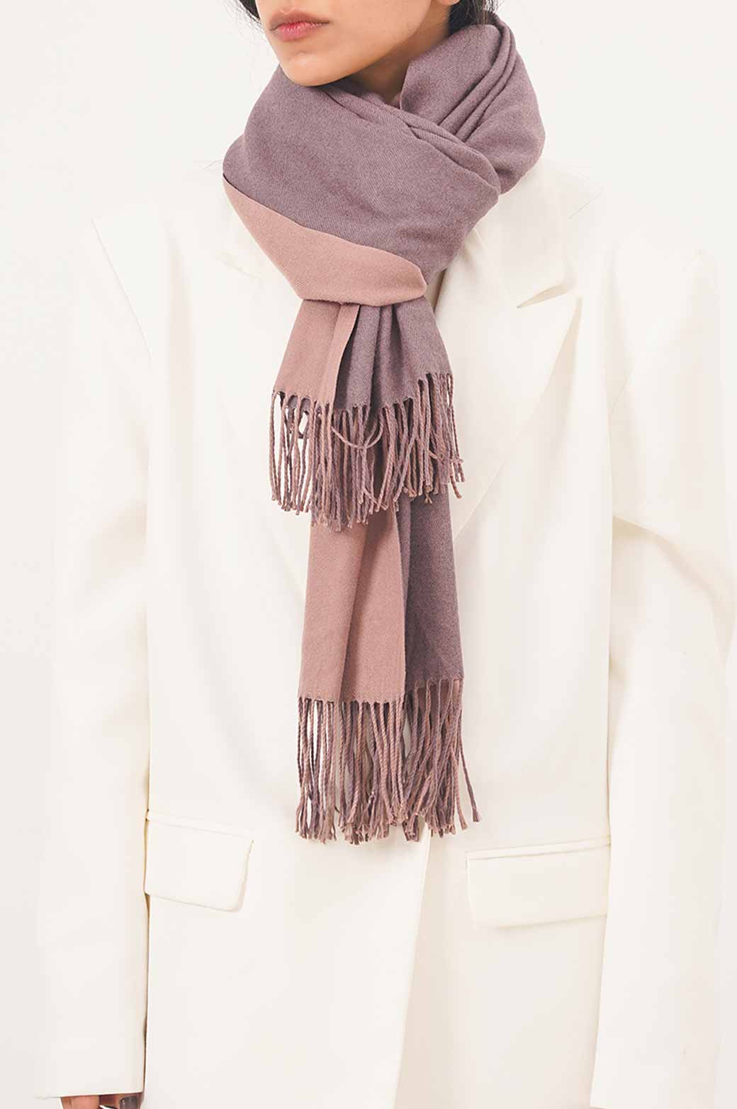 TWO-TONE SOFT SCARF - Image 3