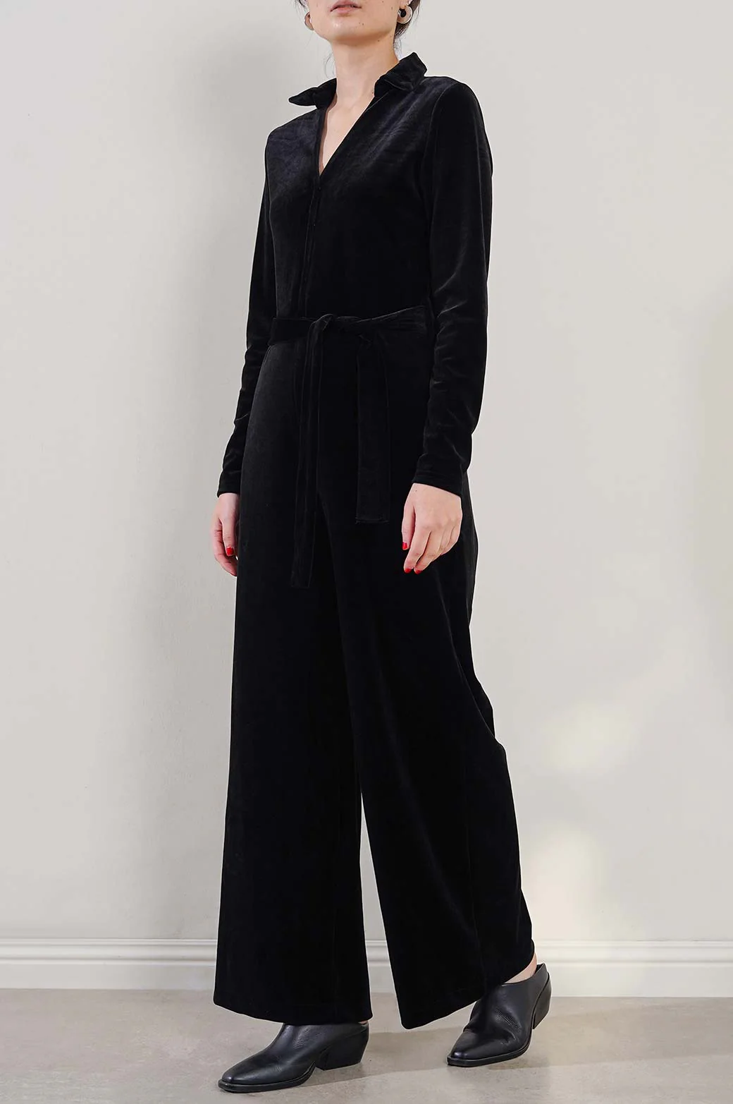 VELVET JUMPSUIT - LONG - Image 3