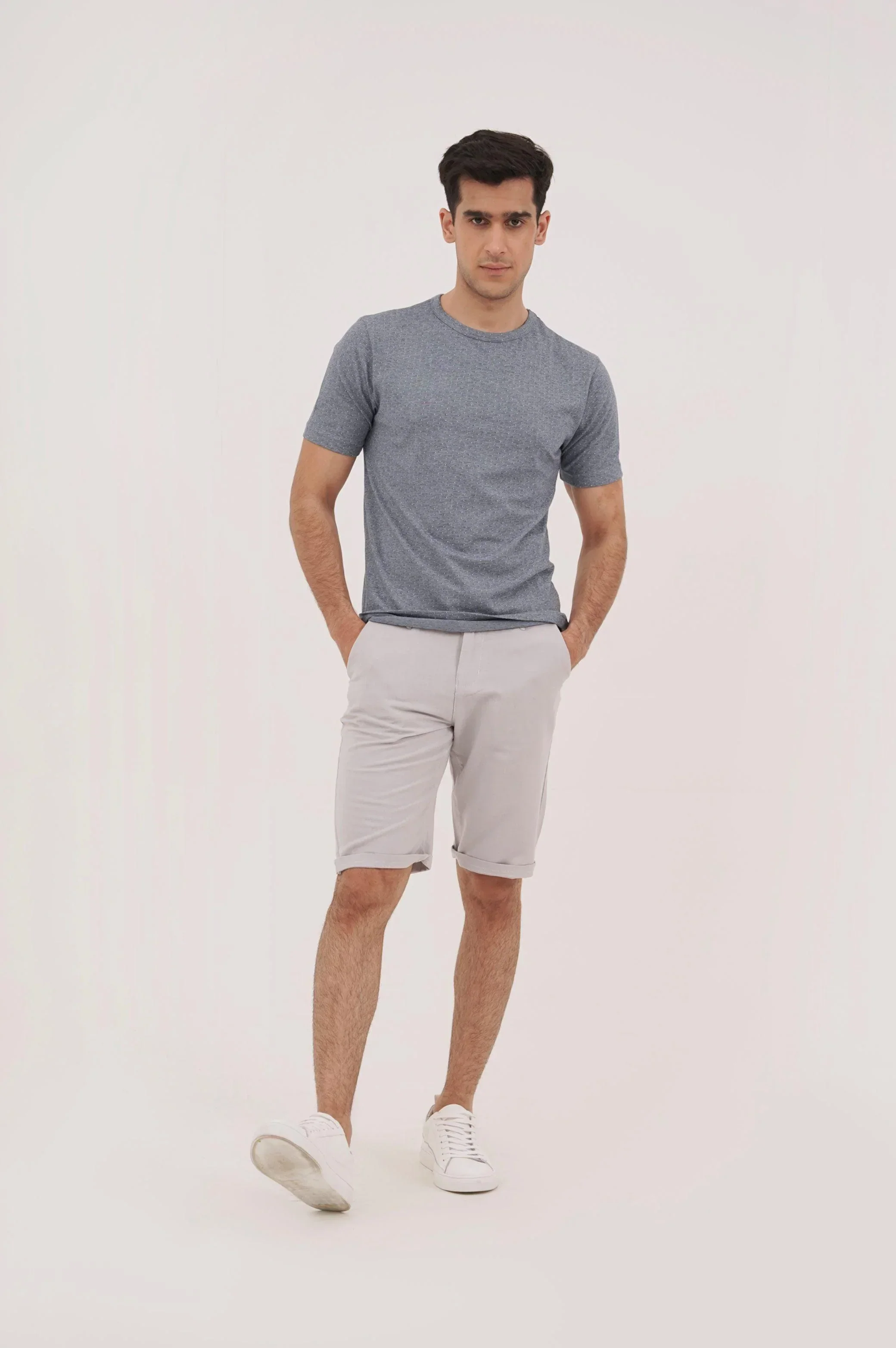 DRAWSTRING LINEN SHORTS - Image 2