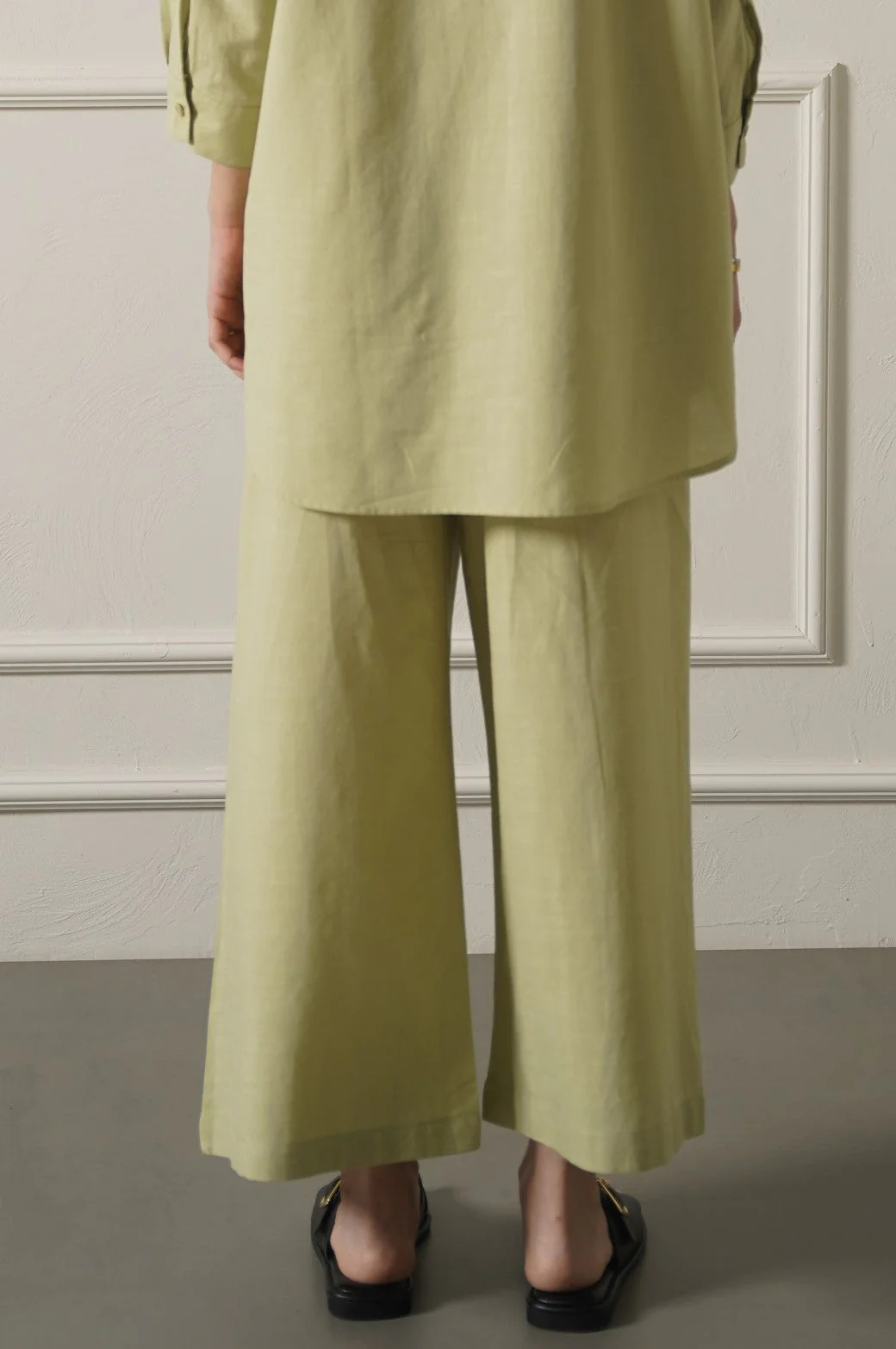 WIDE ANKLE-CUT PANTS - Image 3