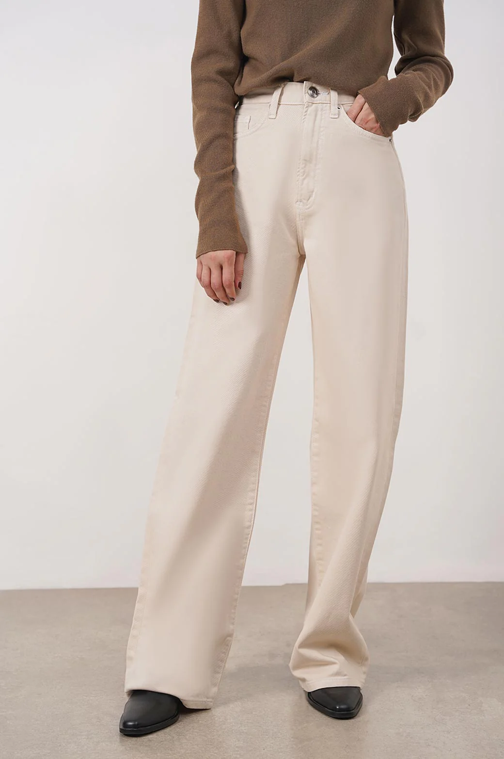 WIDE LONG JEANS