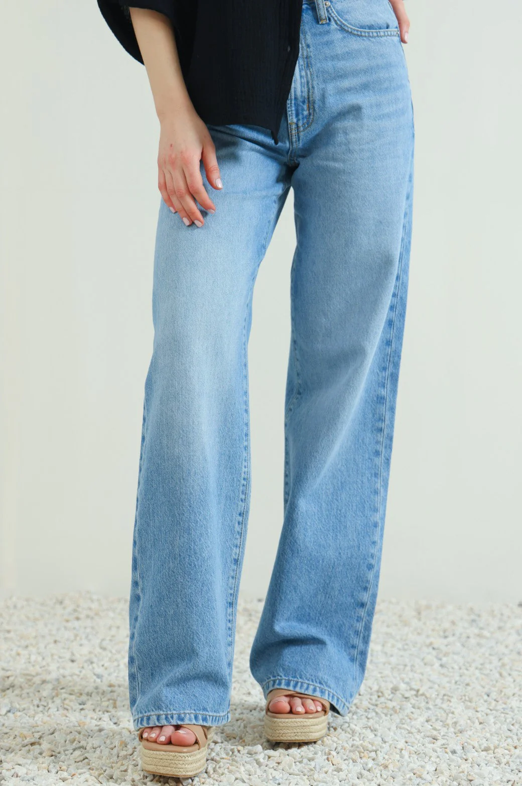 WIDE LONG JEANS - Image 3