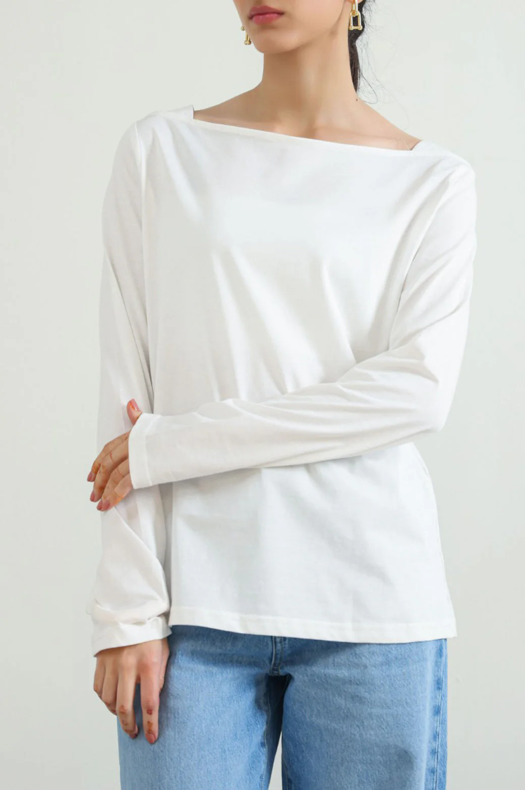 WIDE-NECK TEE - Image 2