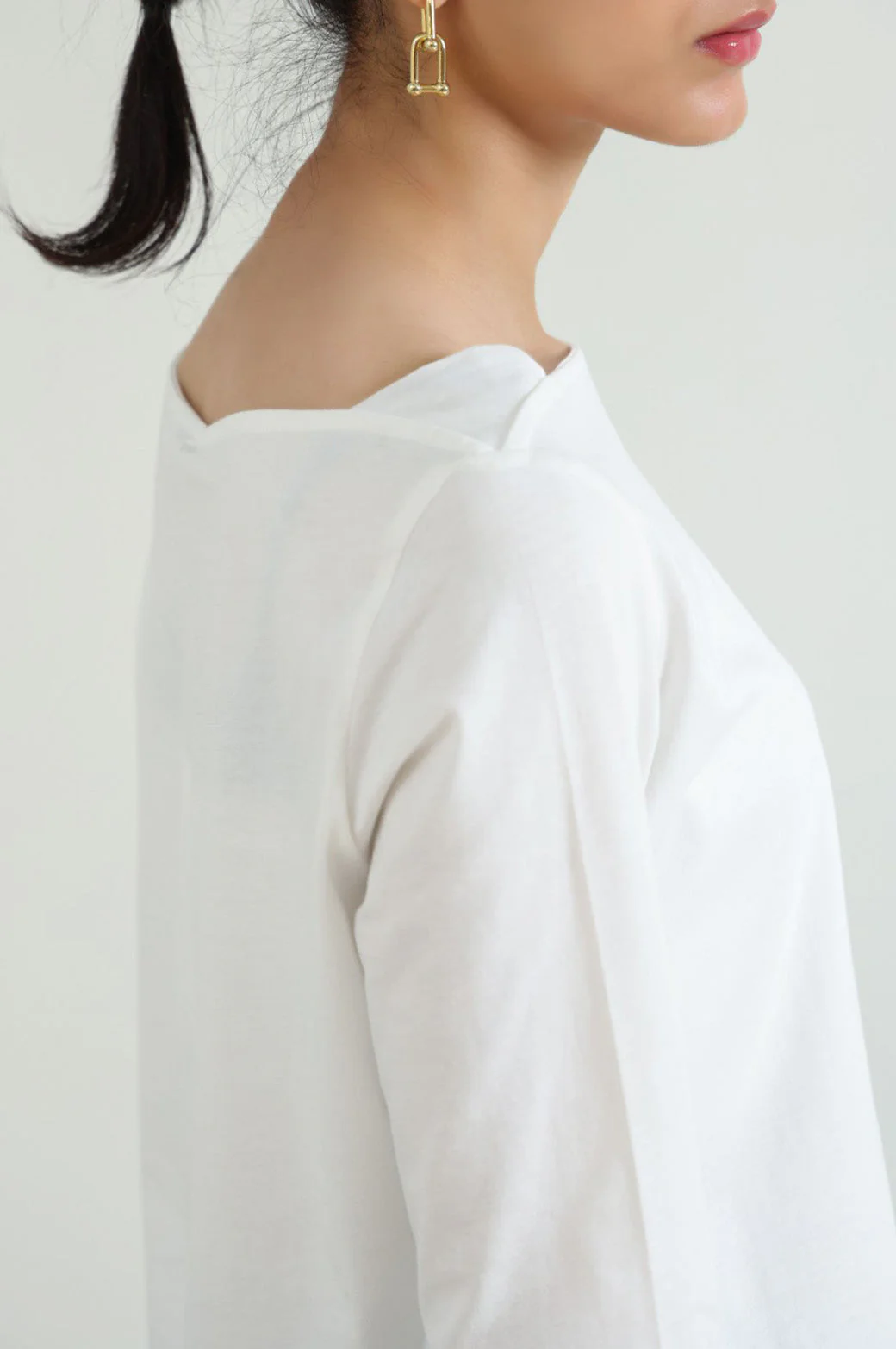 WIDE-NECK TEE - Image 4