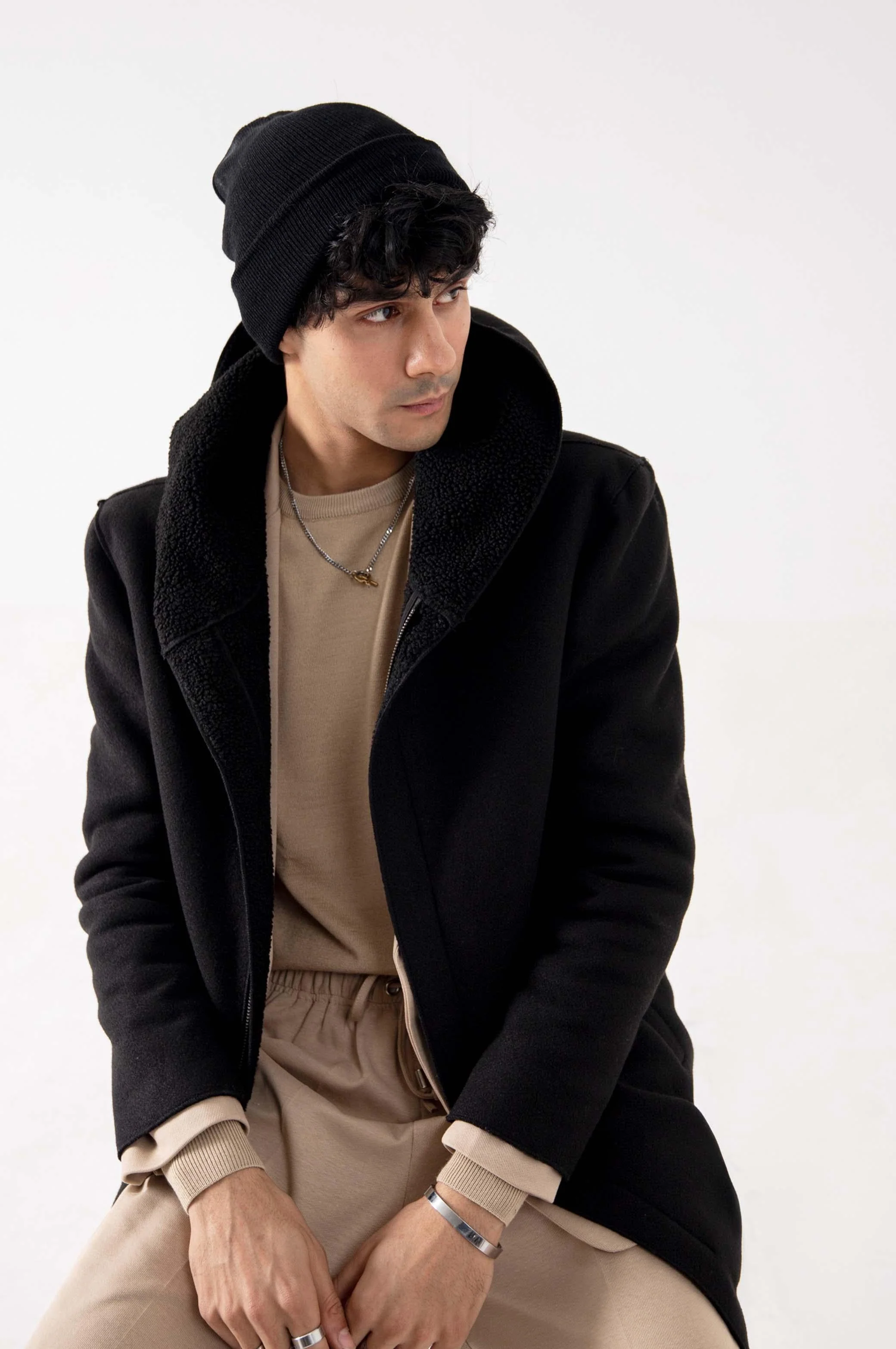 WOOLY FLEECE-LINED HOODED JACKET - Image 2