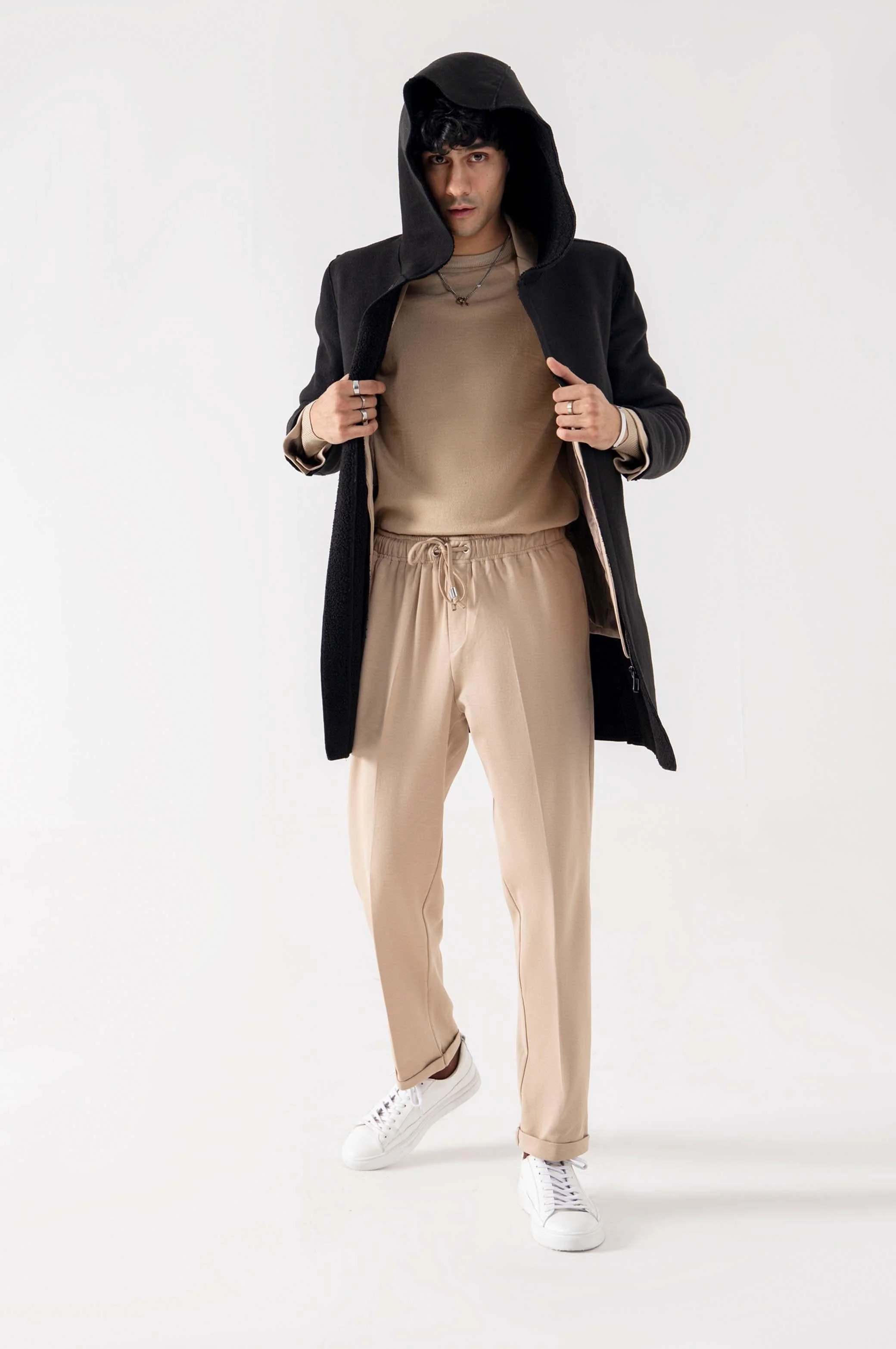 WOOLY FLEECE-LINED HOODED JACKET - Image 3