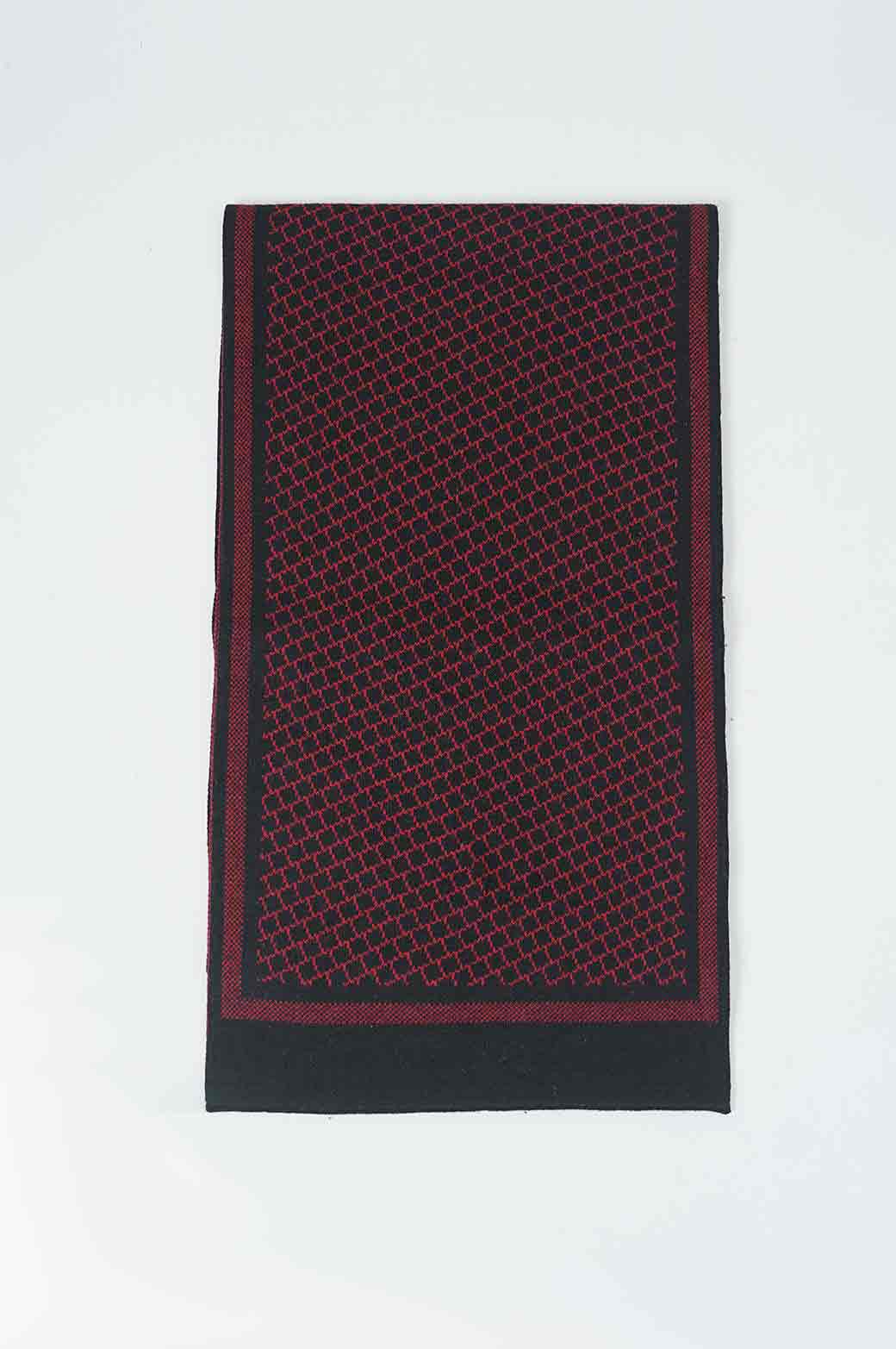 WOVEN PATTERNED SCARF - Image 2