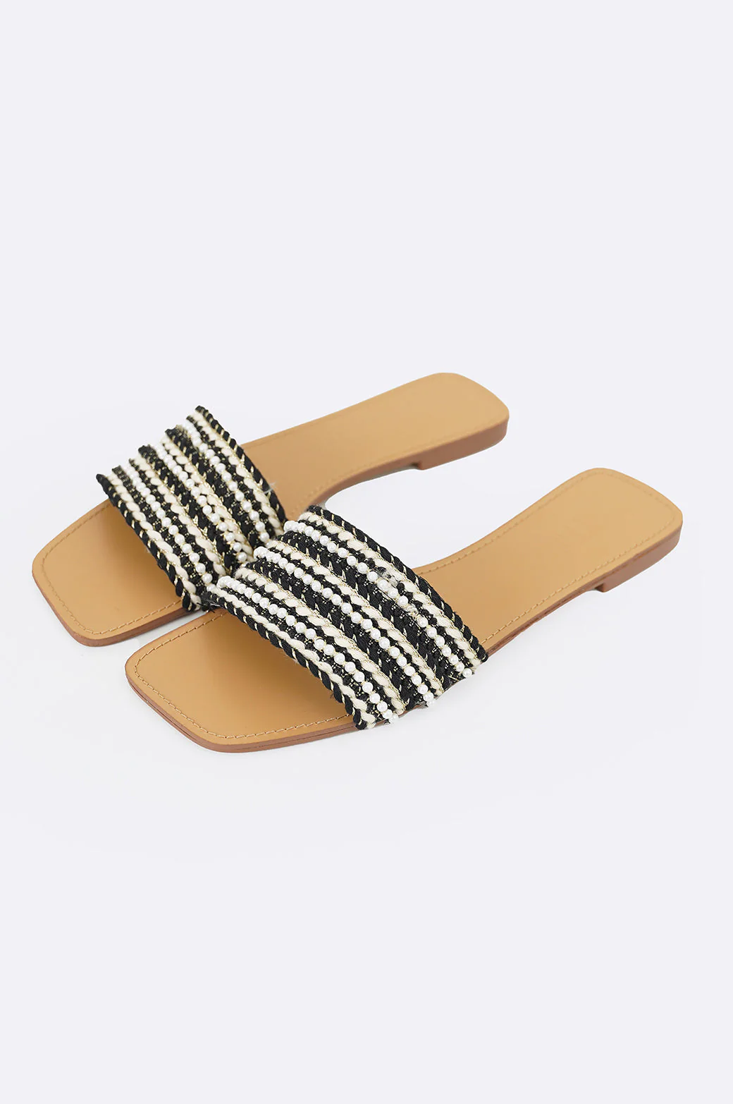 WOVEN PEARL SLIDES - Image 4